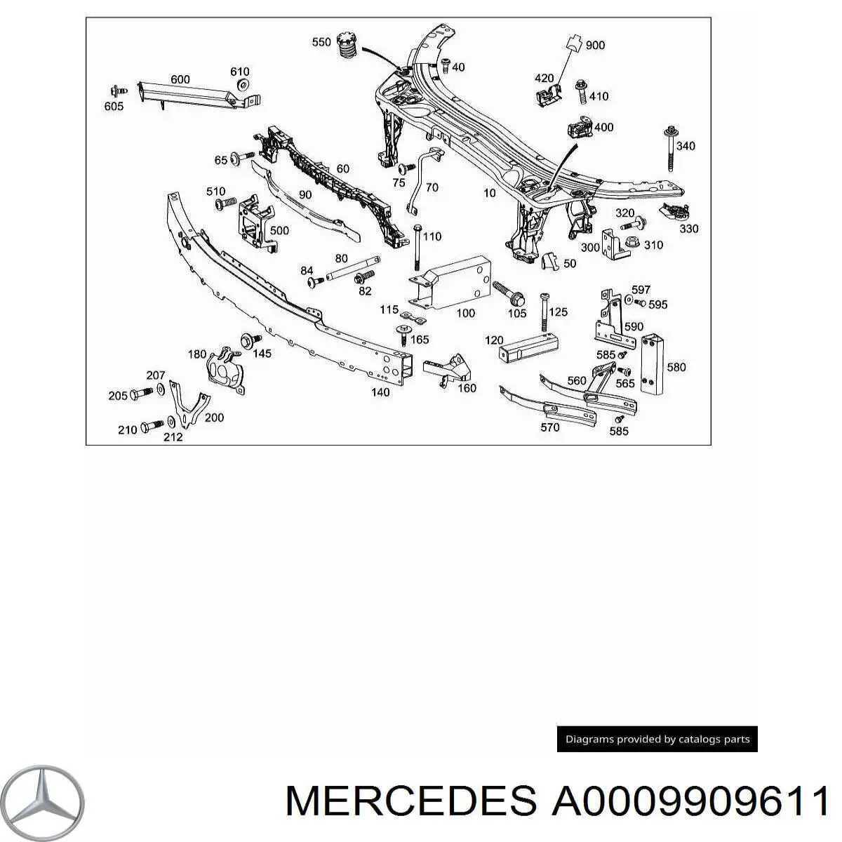  Mercedes A0009909611 precio, desde 2,18 EUR