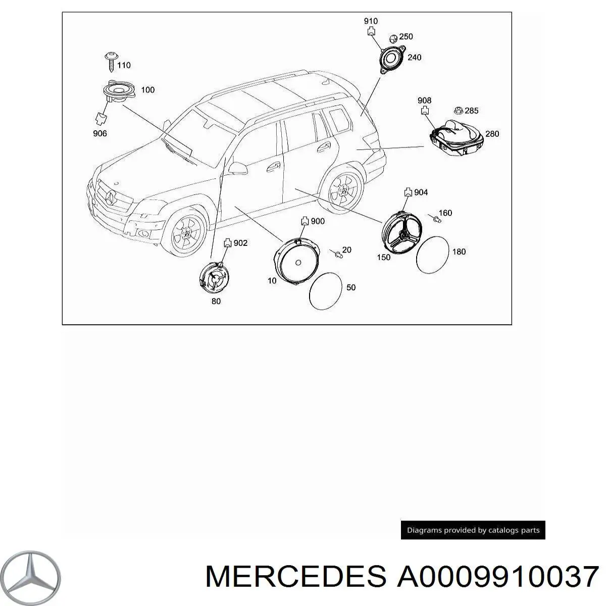  Mercedes A0009910037