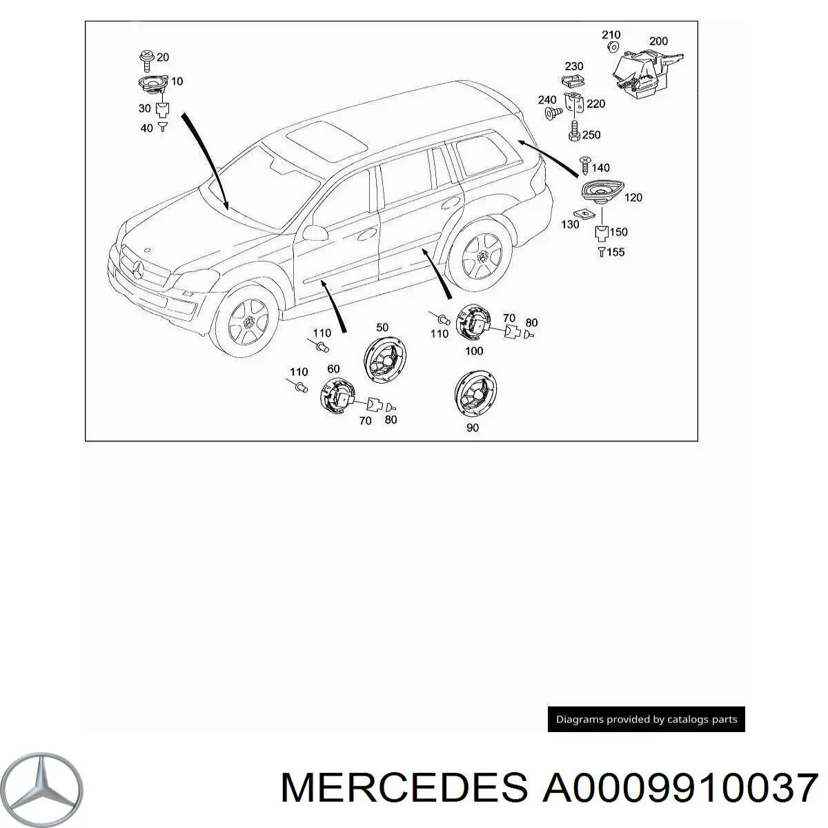 Comprar A0009910037 Mercedes 