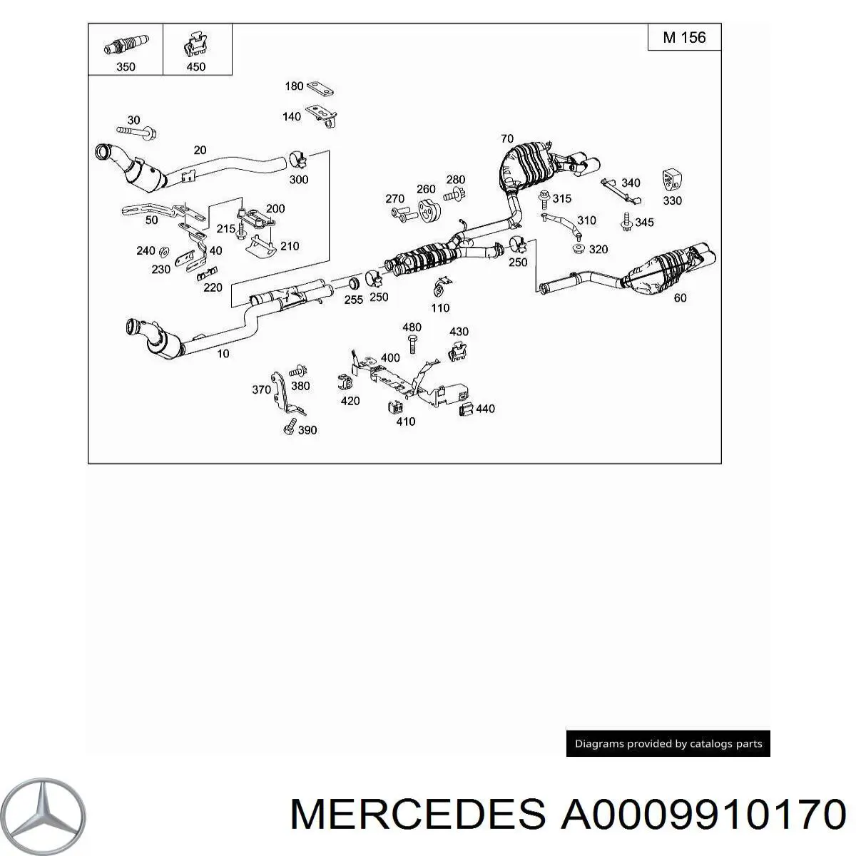 Clip de fijación de moldura de parabrisas Mercedes A0009910170 precio, desde 1,87 EUR