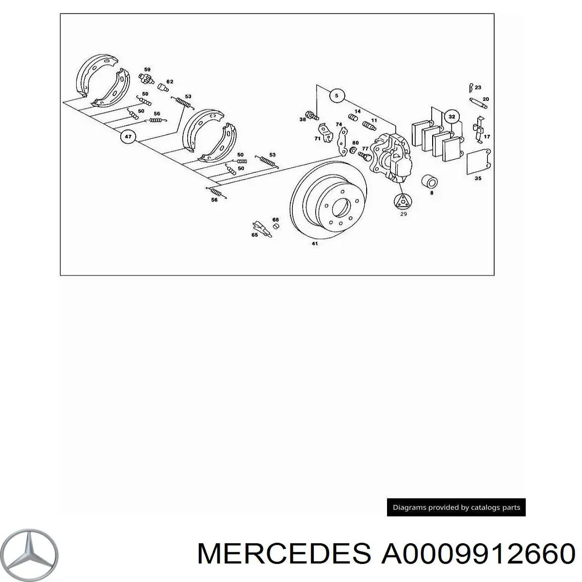  Mercedes A0009912660 precio, desde 27,81 EUR