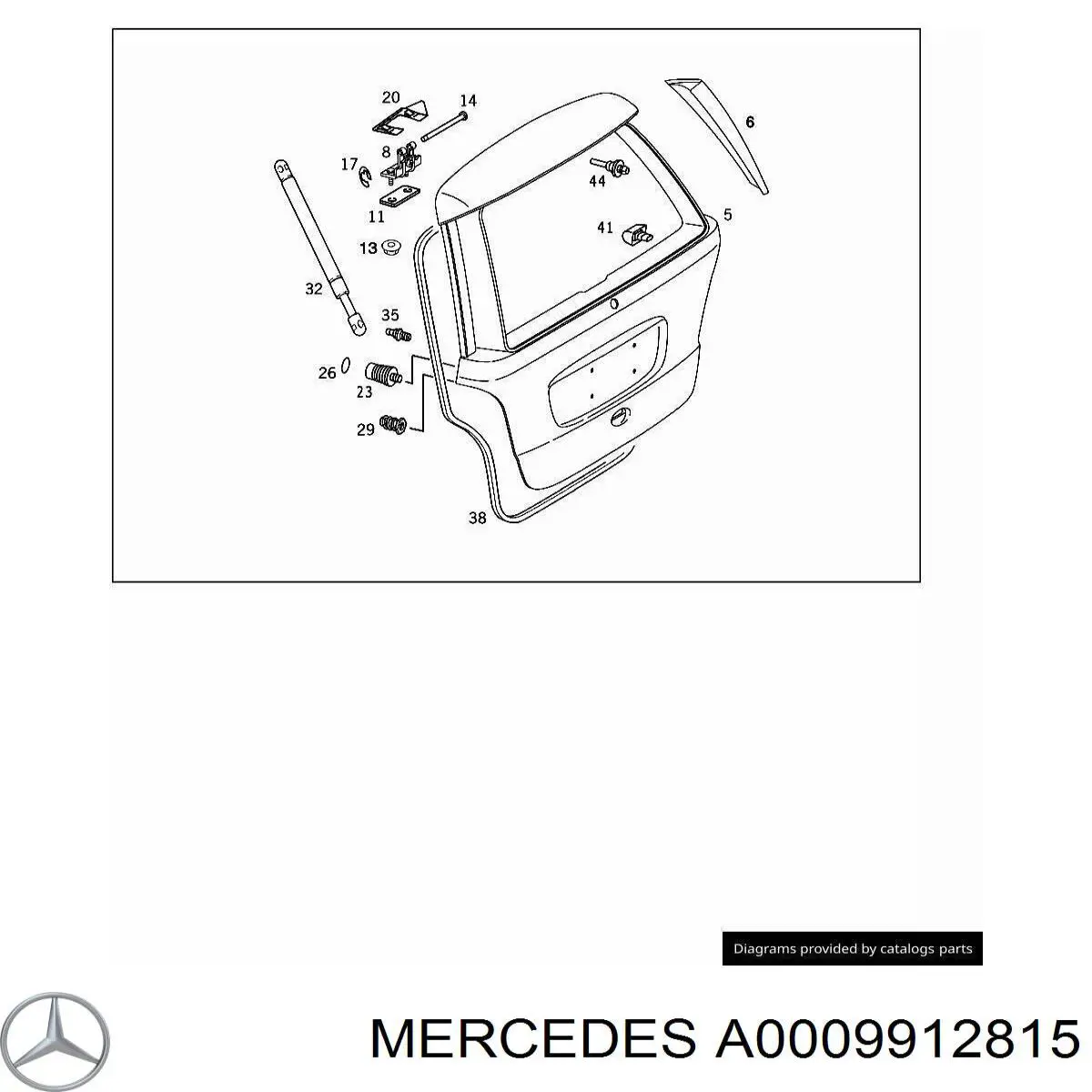 A0009912815 Mercedes 