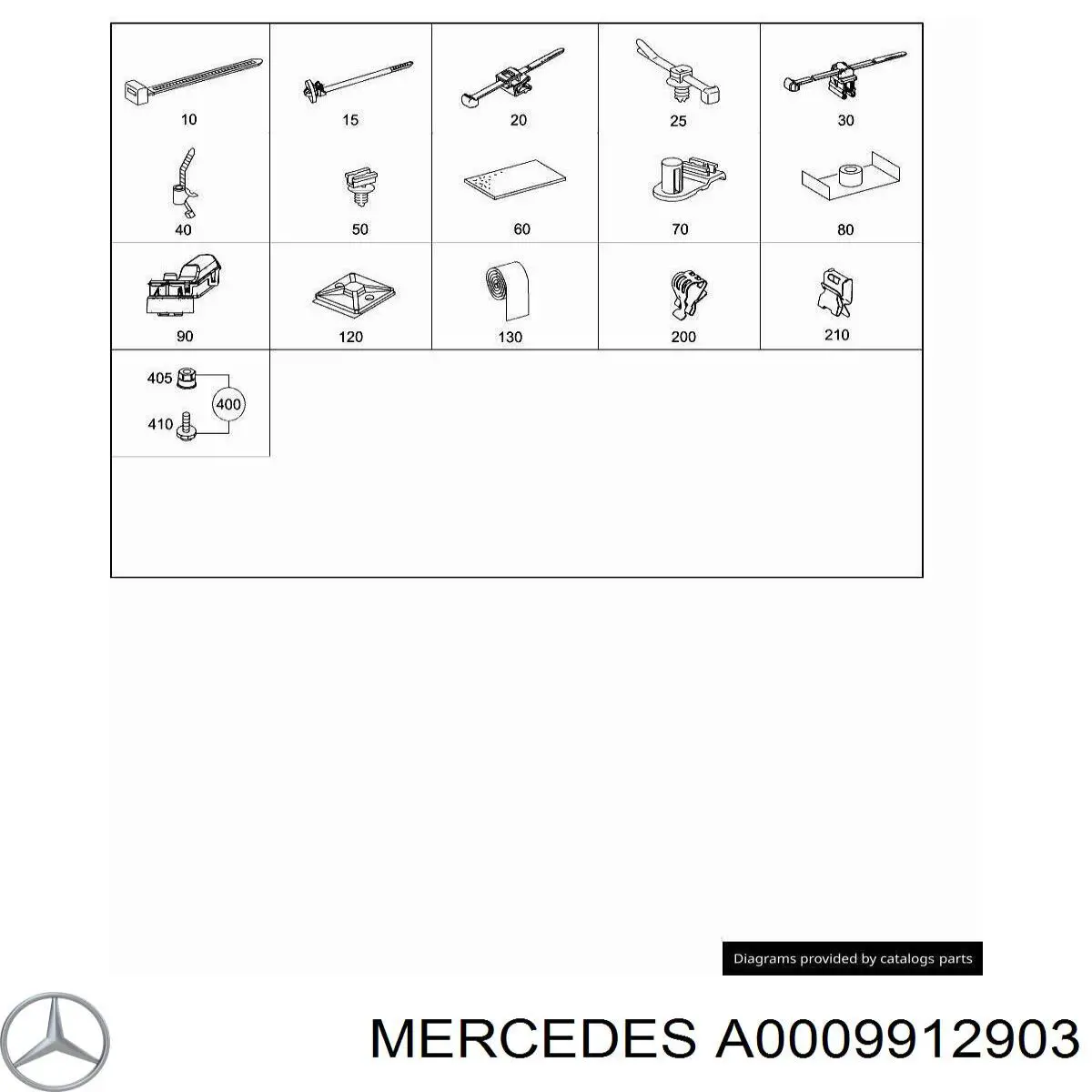 A0009912903 Mercedes 