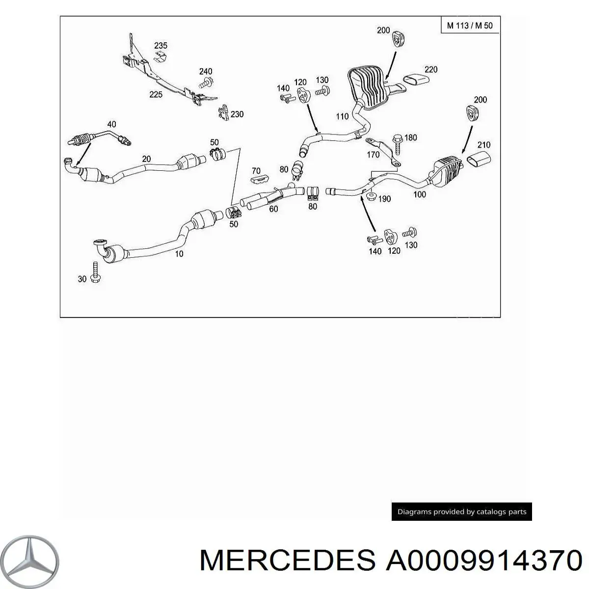 A0009914370 Mercedes 