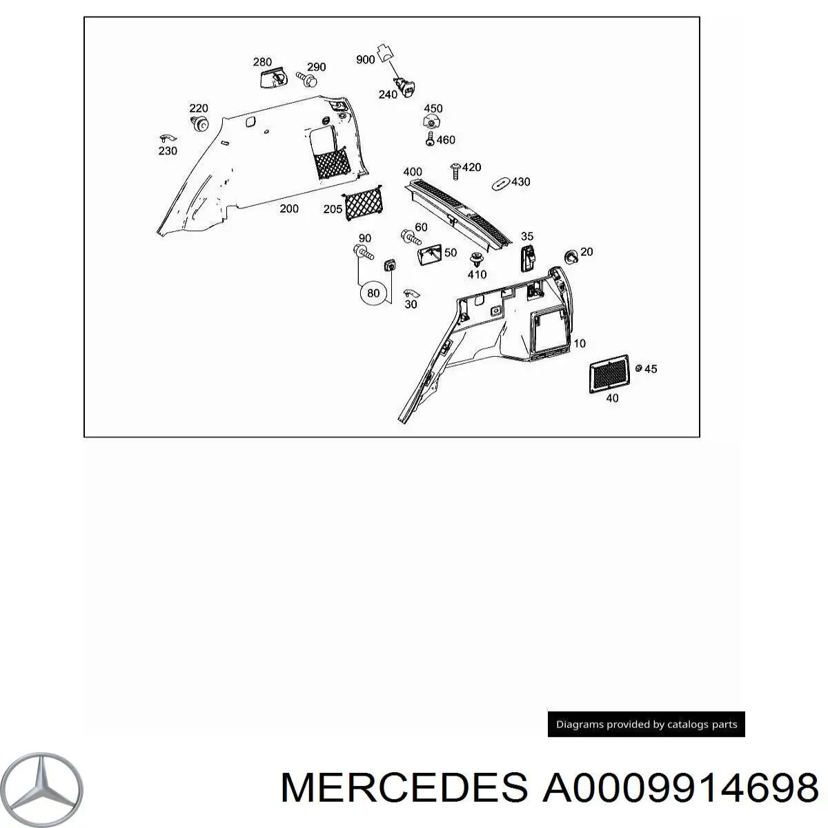  Mercedes A0009914698 precio, desde 11,90 EUR
