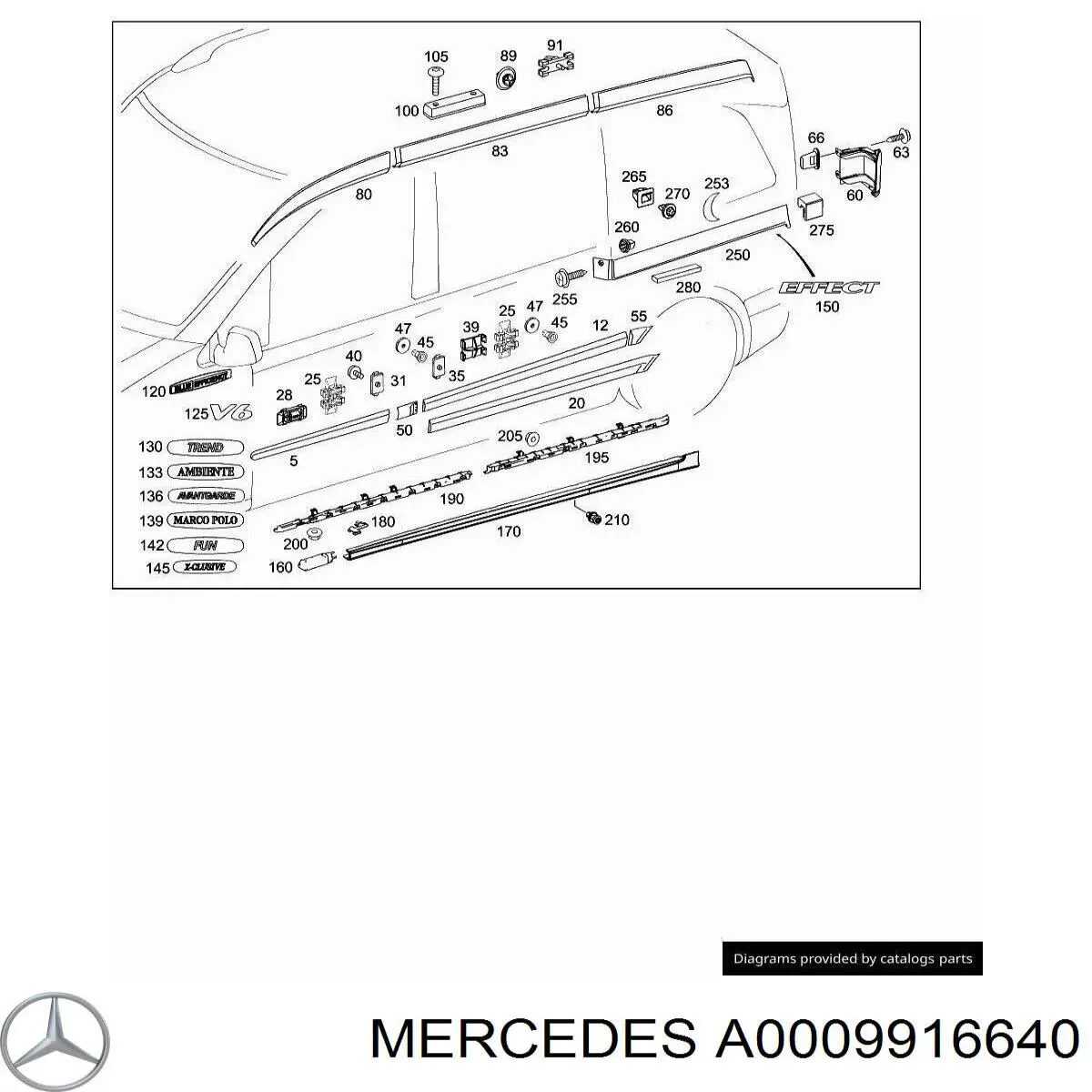 A0009916640 Mercedes