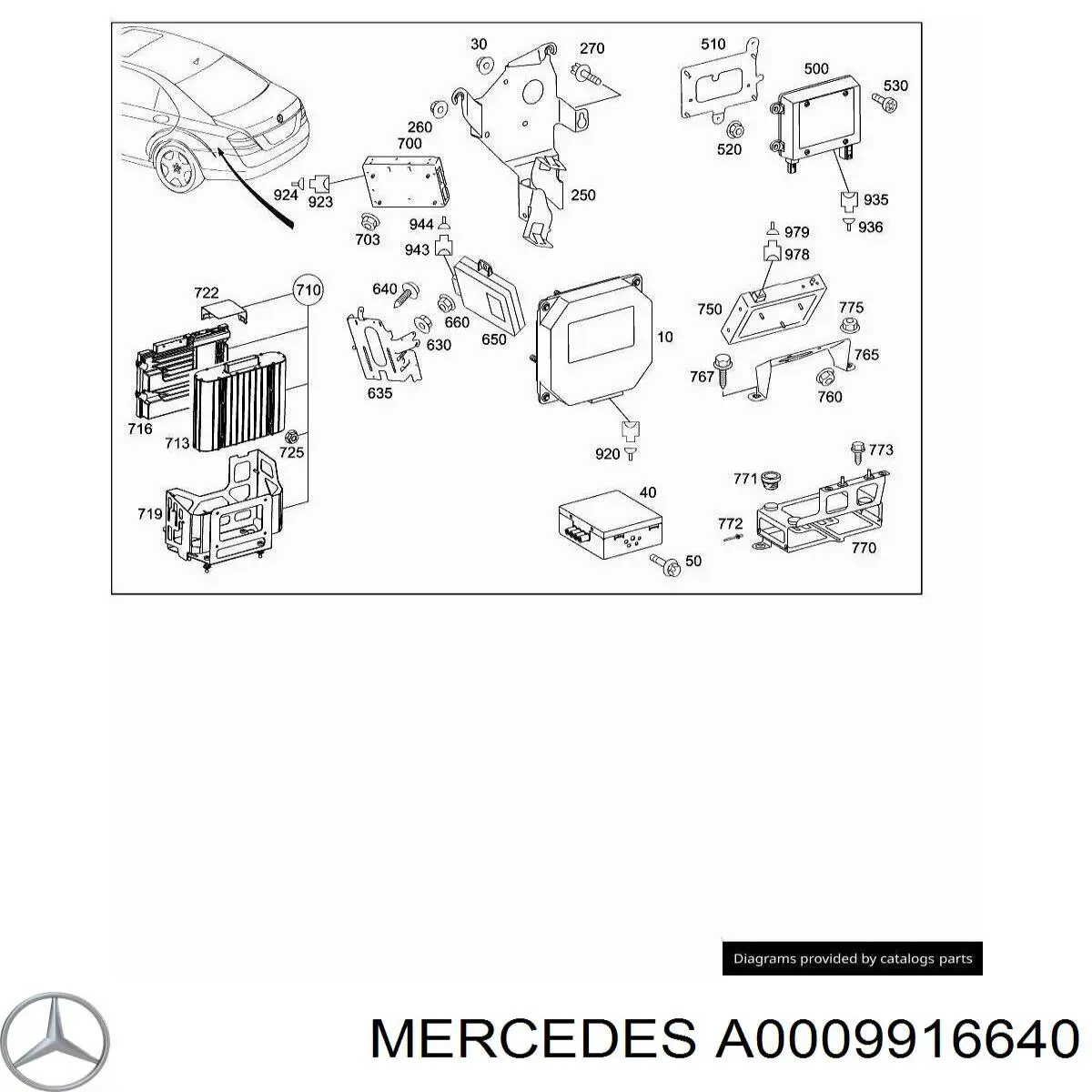 Comprar A0009916640 Mercedes 