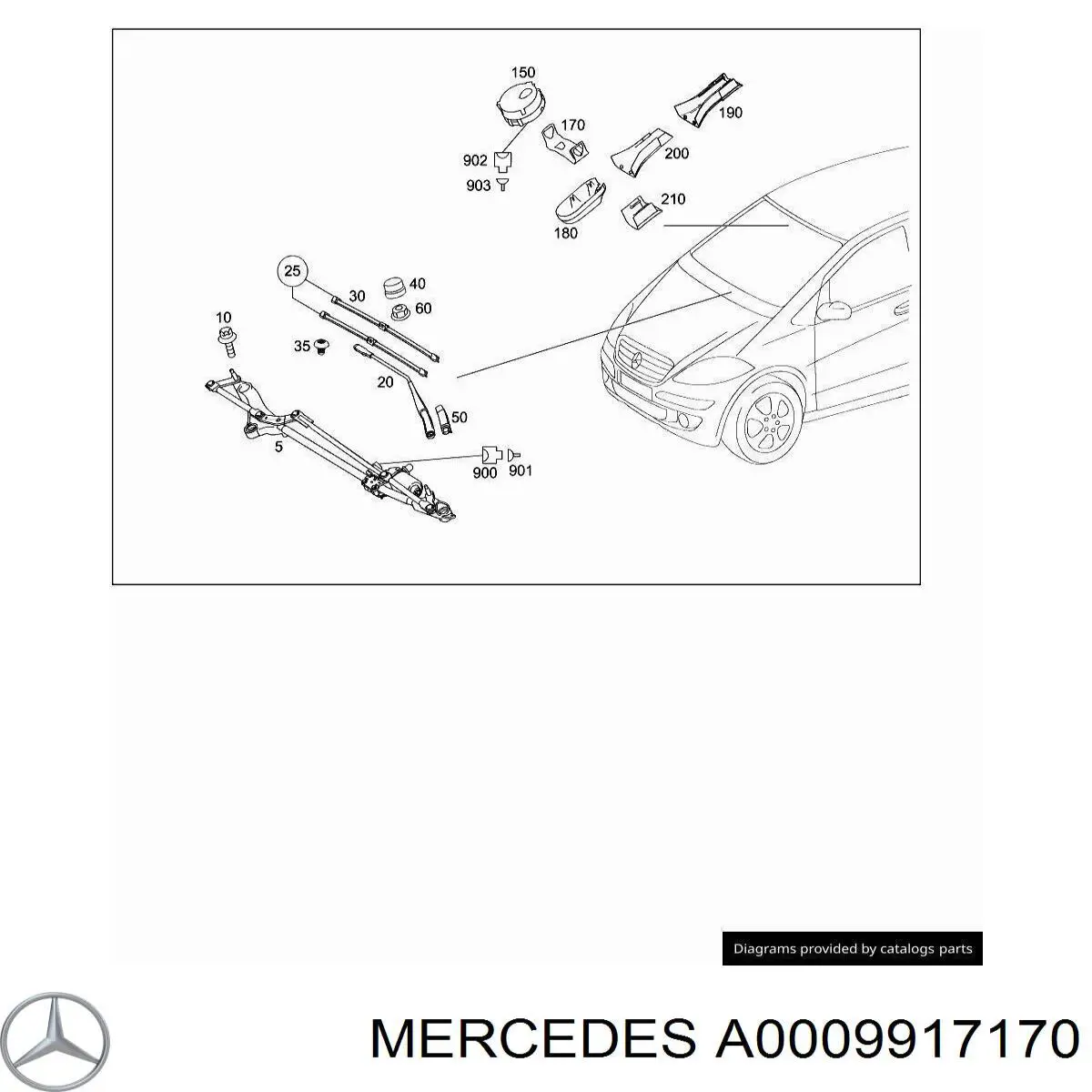 A0009917170 Mercedes 