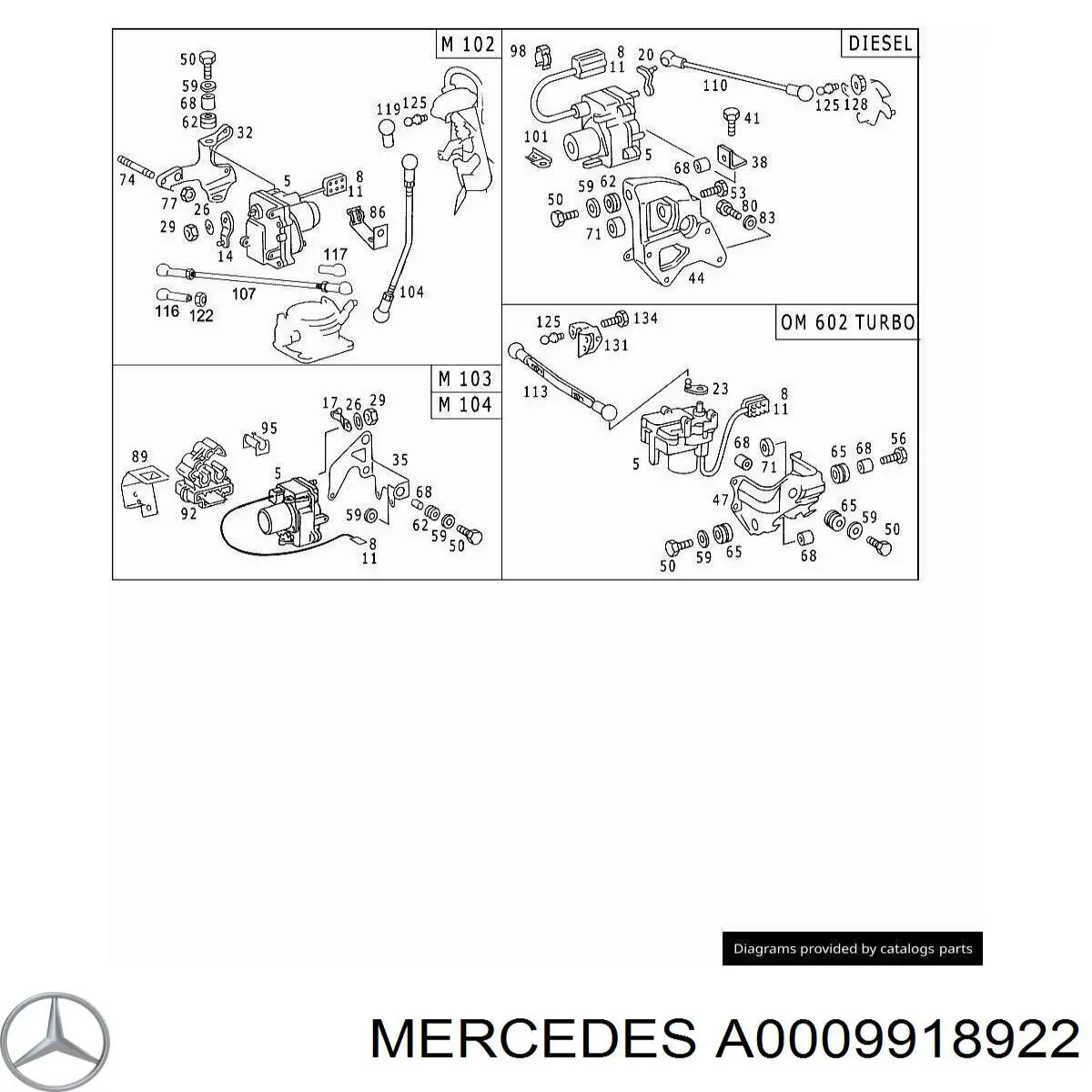 A0009918922 Mercedes