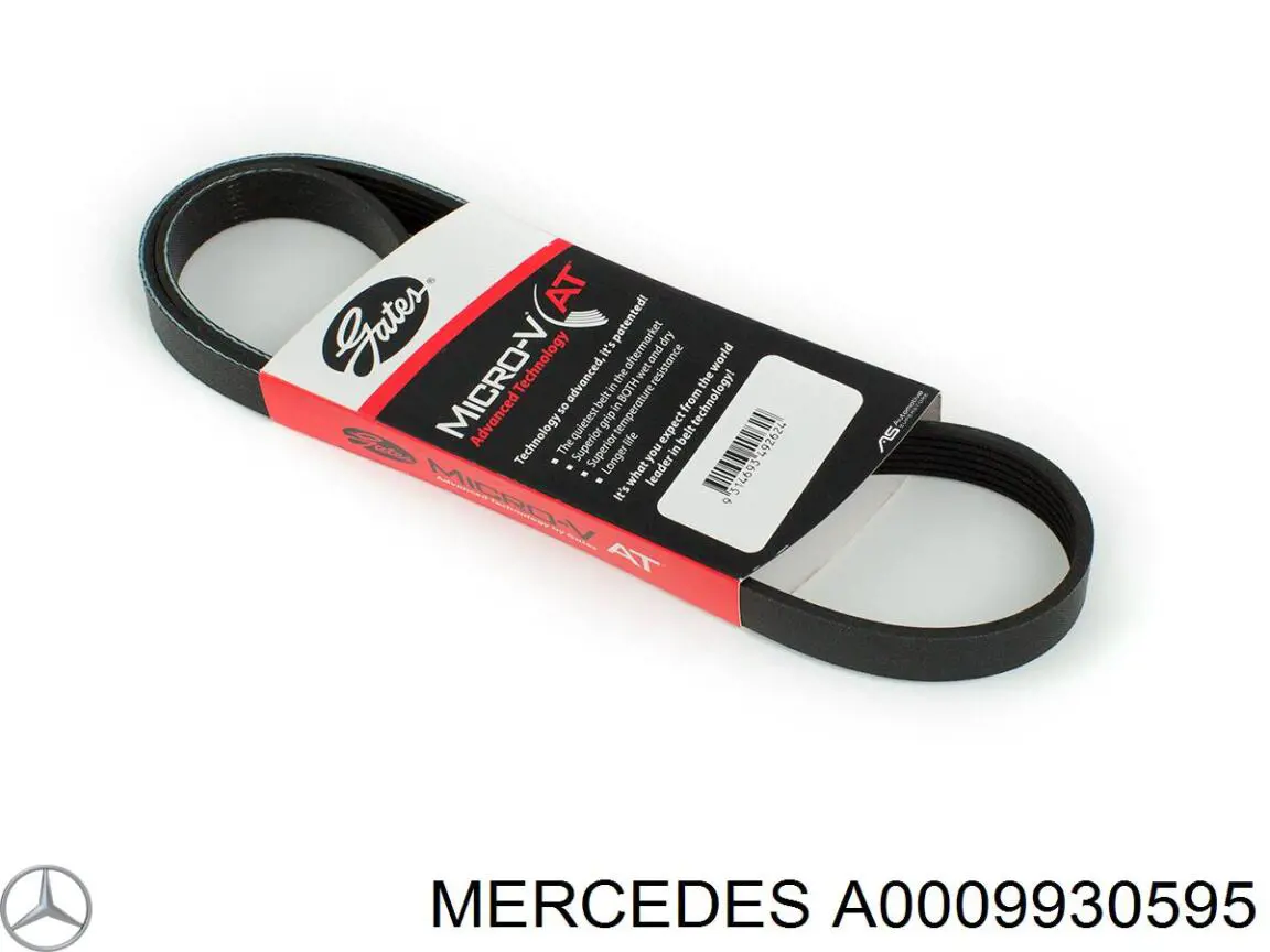 Correa de transmisión trapezoidal Mercedes A0009930595 precio, desde 7,97 EUR