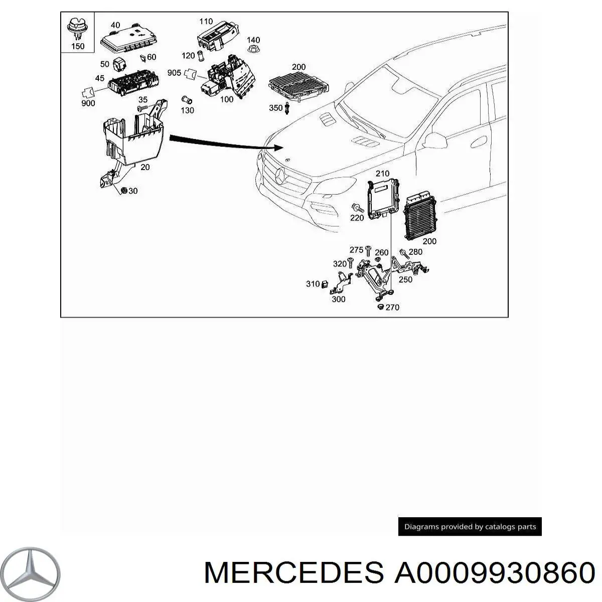  Mercedes A0009930860 precio, desde 5,38 EUR