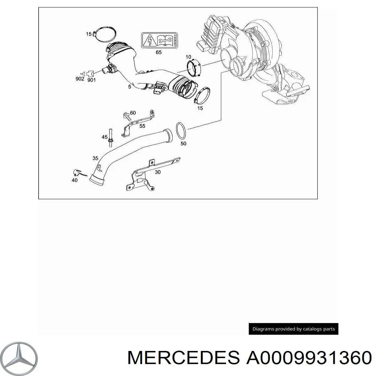  Mercedes A0009931360 precio, desde 5,87 EUR