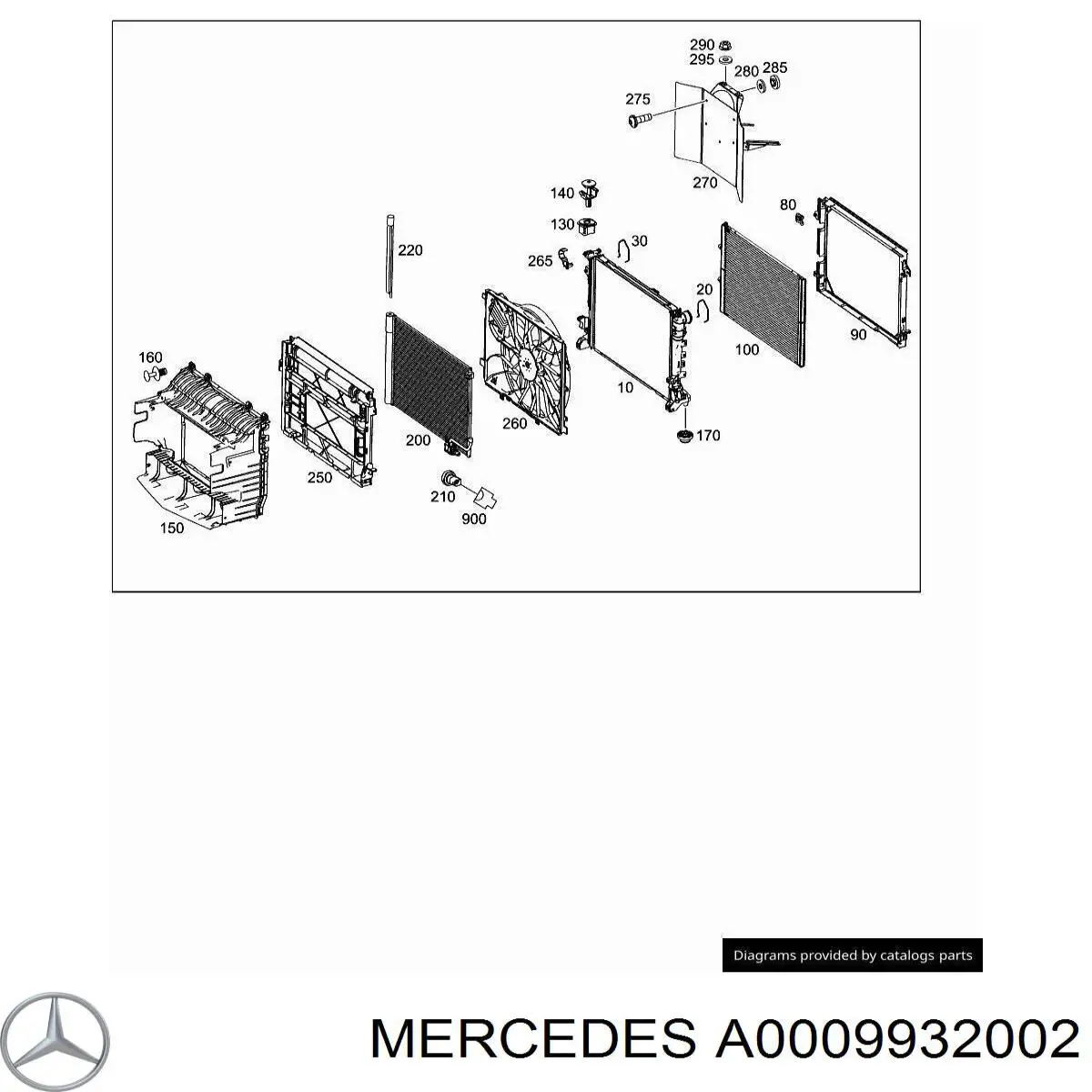 A0009932002 Mercedes 