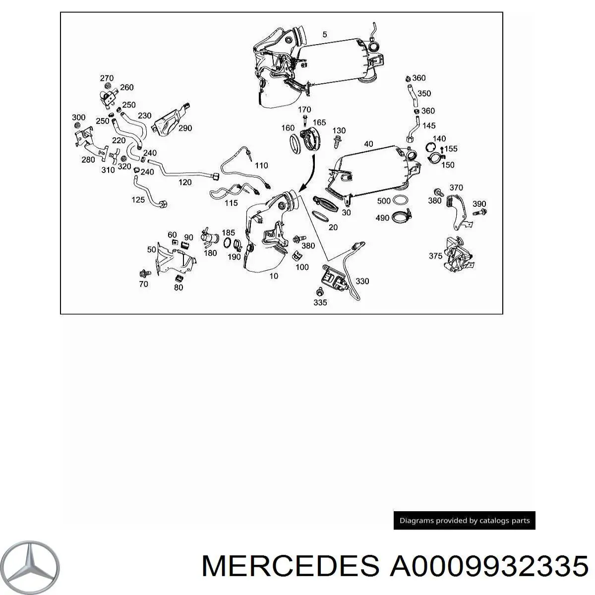  Mercedes A0009932335 precio, desde 12,07 EUR