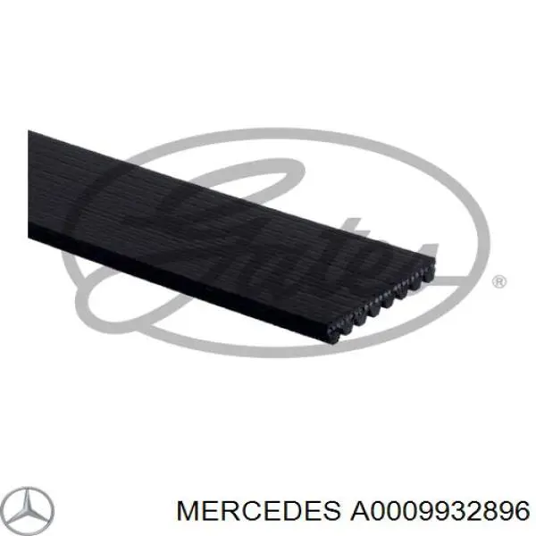 A0009932896 Mercedes correa trapezoidal