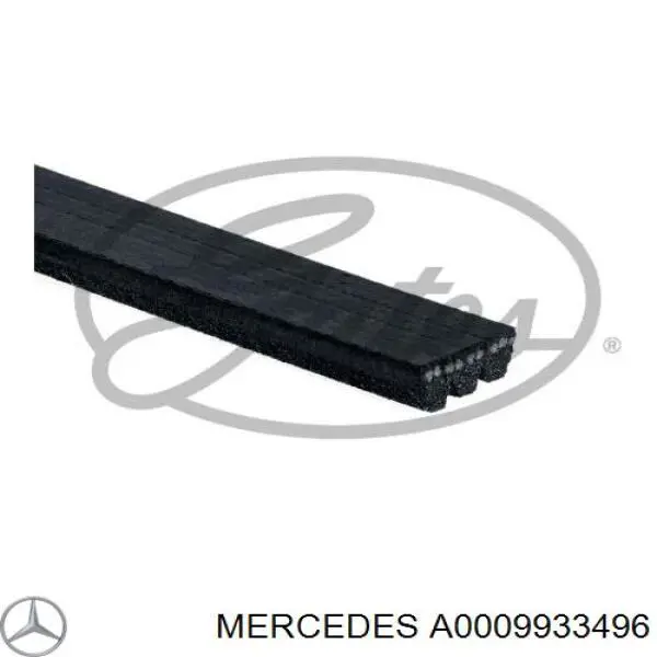 A0009933496 Mercedes correa trapezoidal