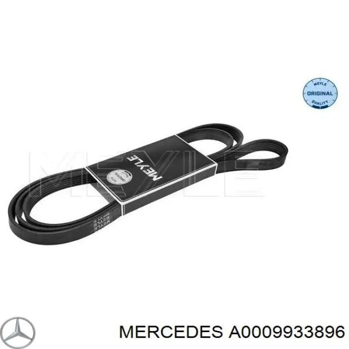 A0009933896 Mercedes correa trapezoidal