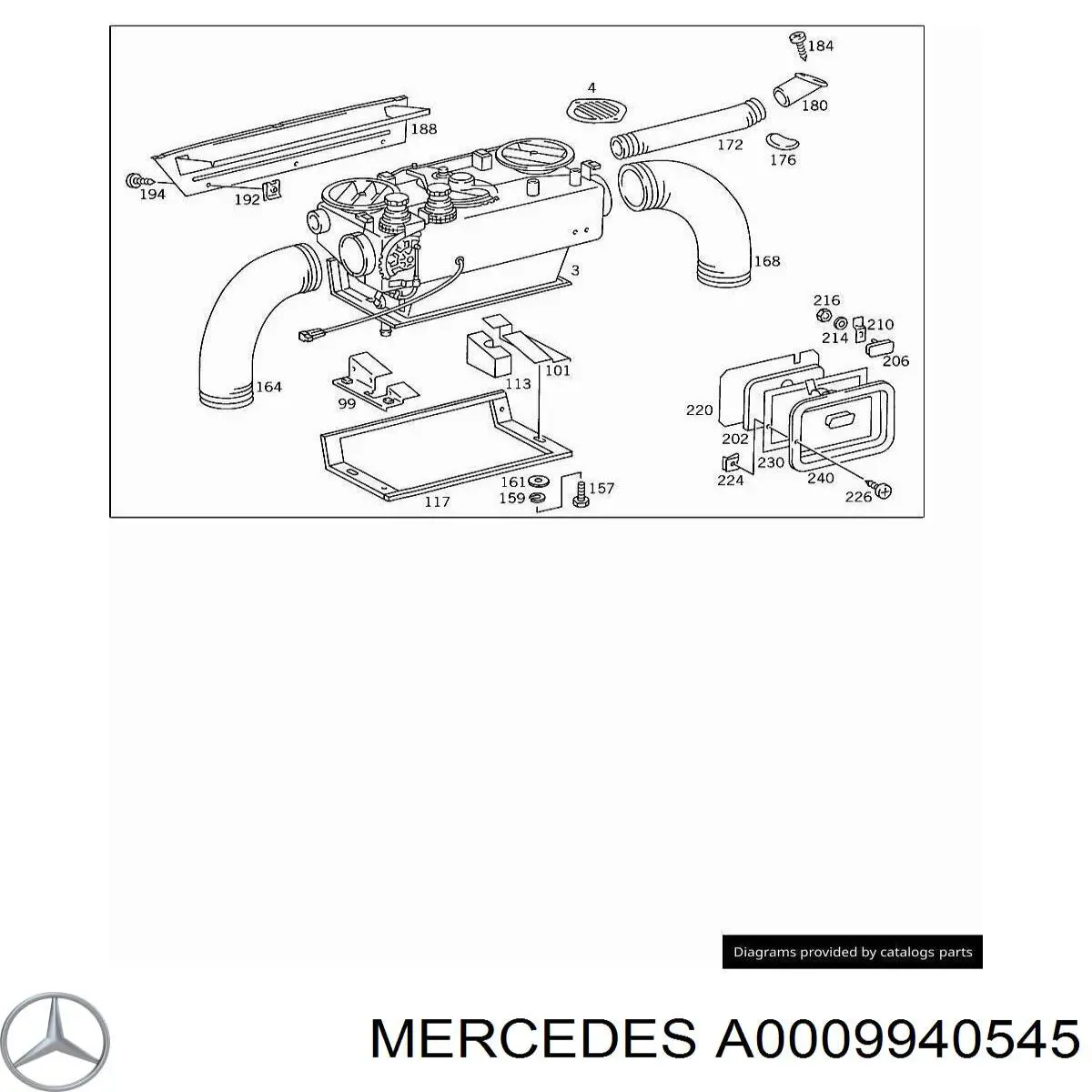  Mercedes A0009940545