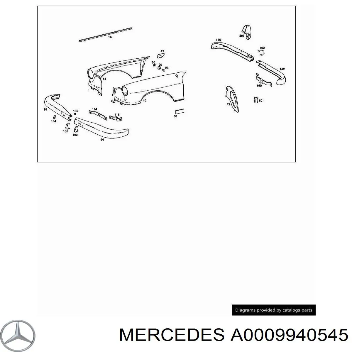 A0009940545 Mercedes