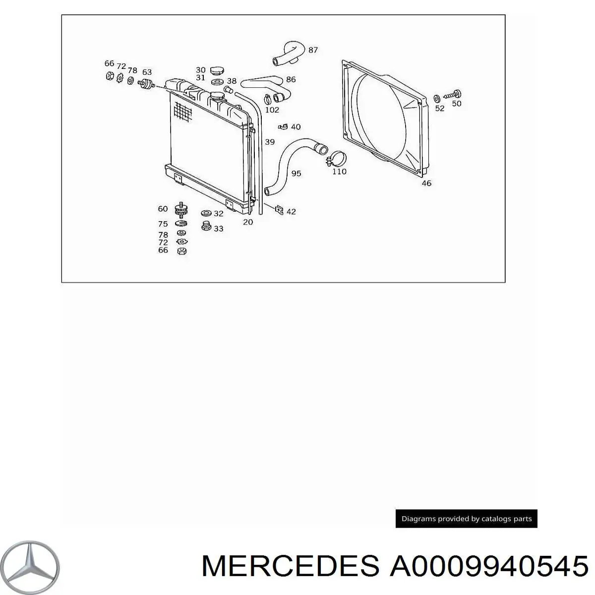 Comprar A0009940545 Mercedes 
