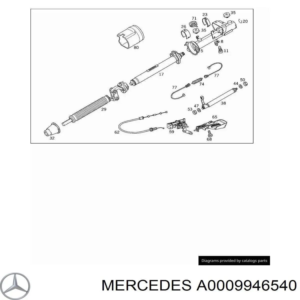 A0009946540 Mercedes 