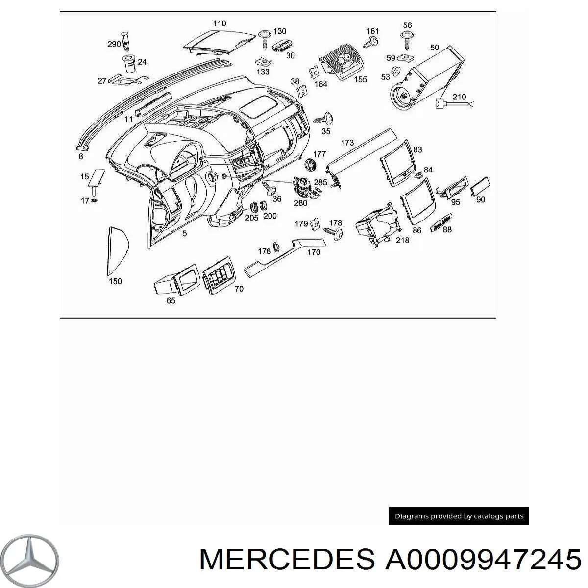 A0009947245 Mercedes