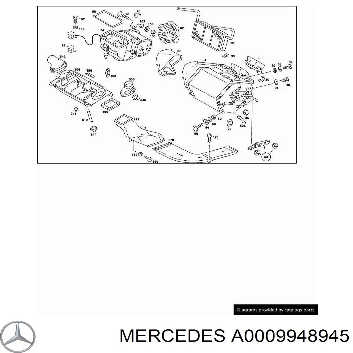  Mercedes A0009948945 precio, desde 3,30 EUR