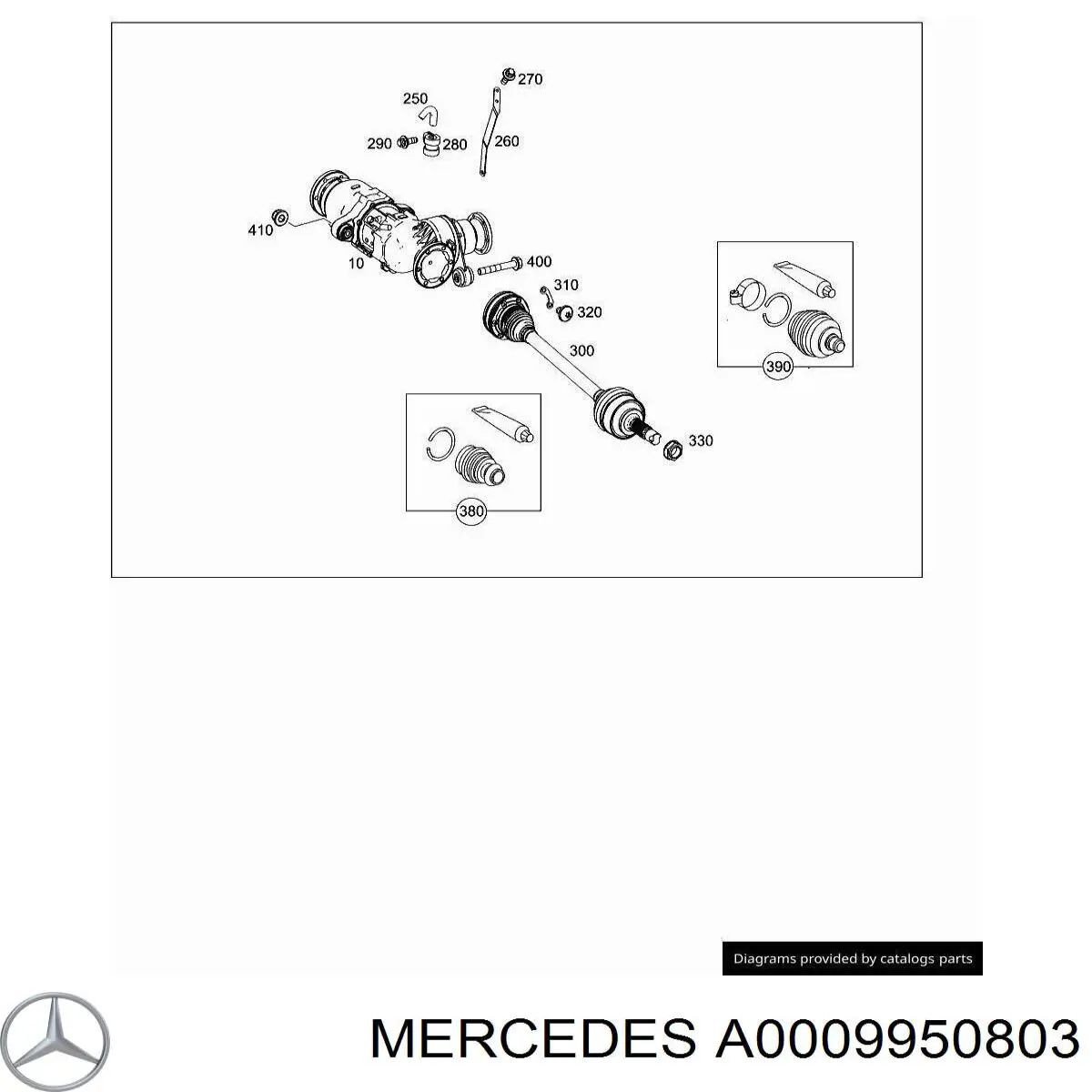 A0009950803 Mercedes