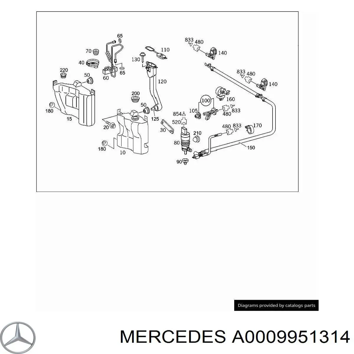  Mercedes A0009951314 precio, desde 7,83 EUR
