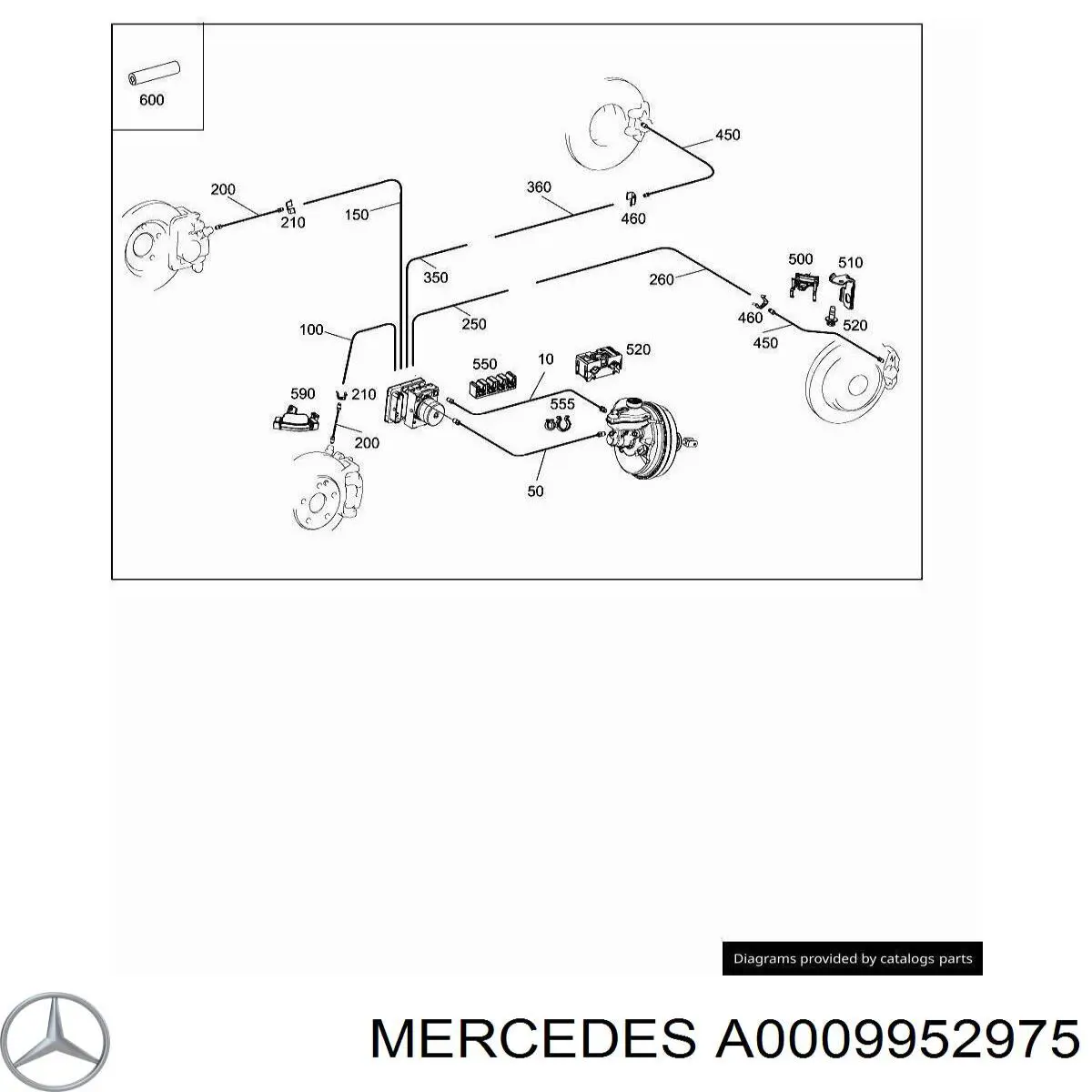 A0009952975 Mercedes