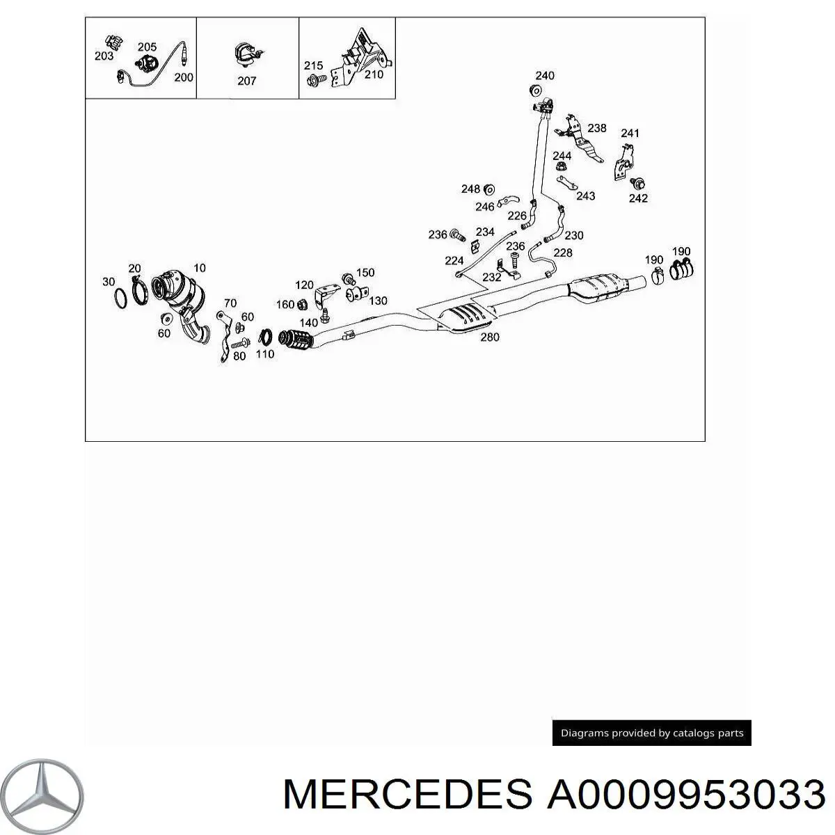 A0009952133 Mercedes 