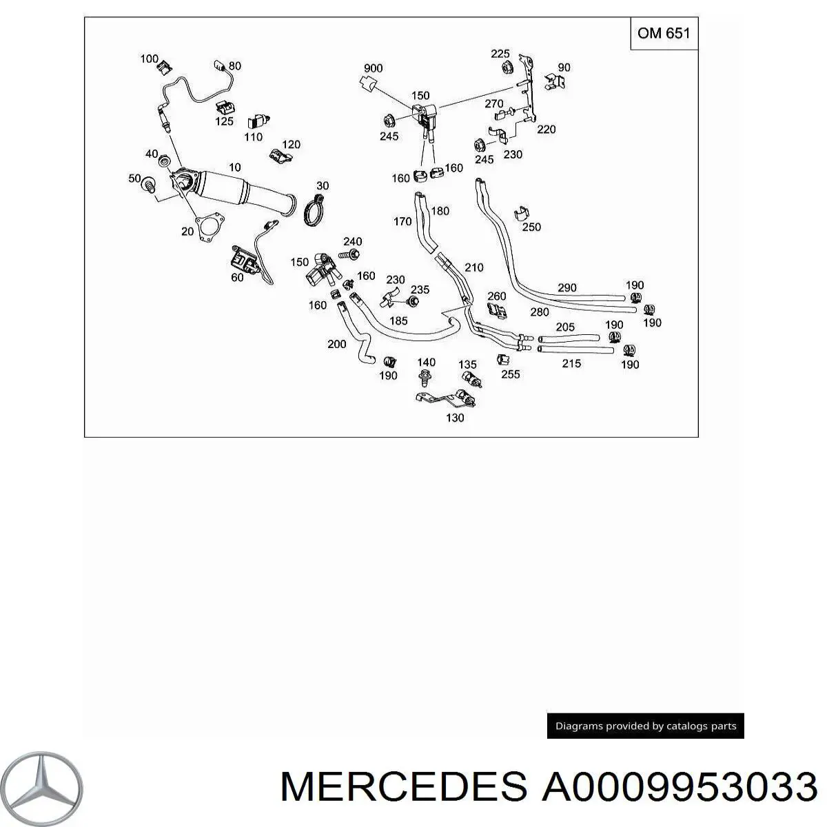  Mercedes A0009952133 precio, desde 42,06 EUR