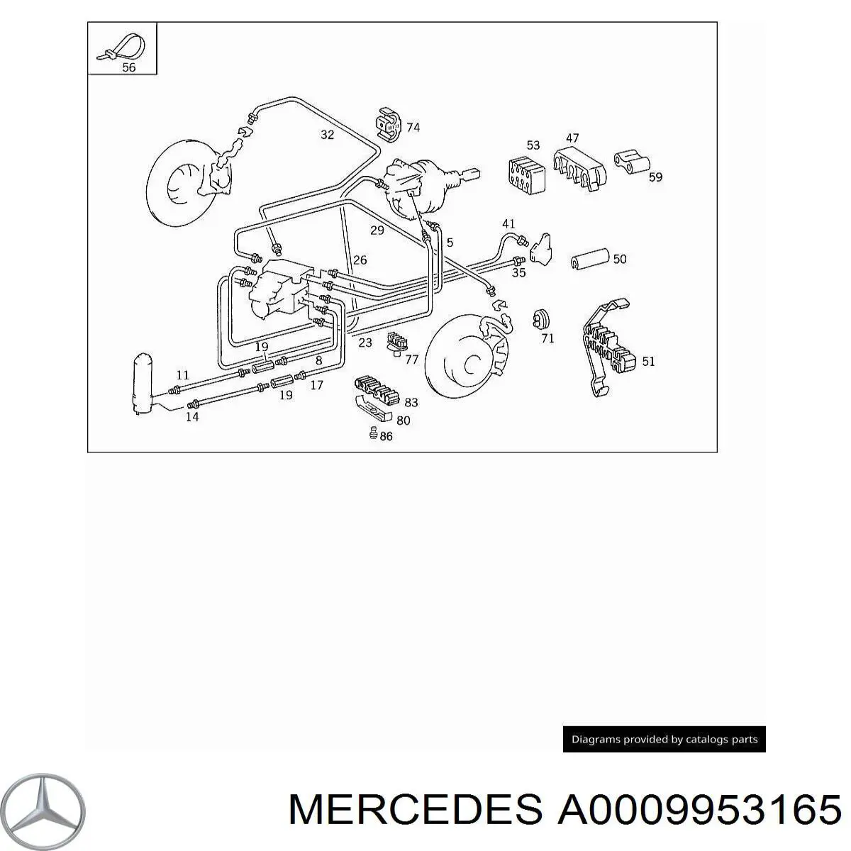 Comprar A0009953165 Mercedes 