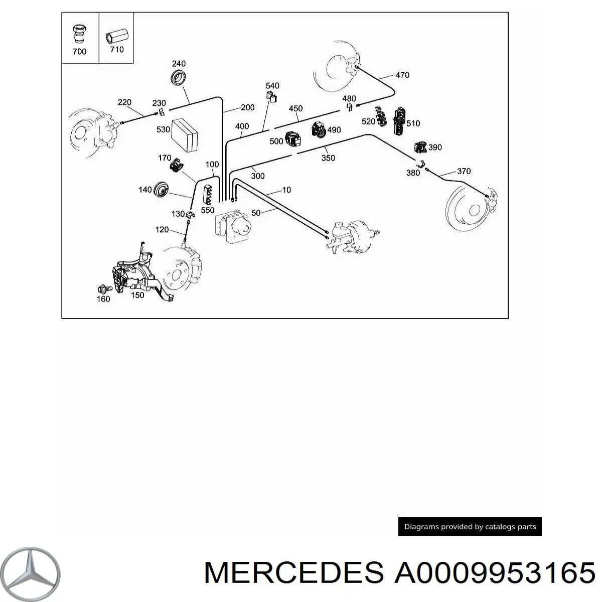 A0009953165 Mercedes