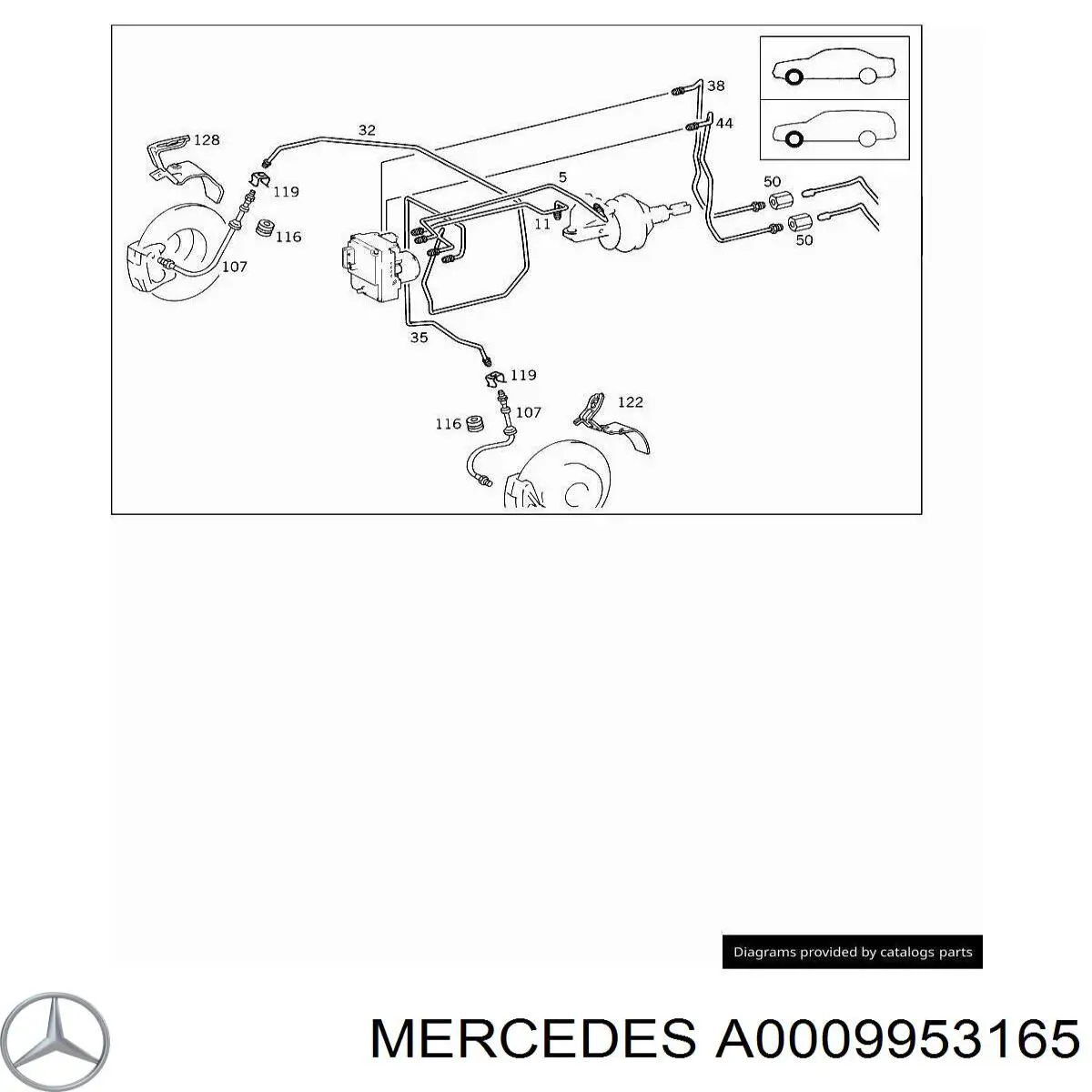  Mercedes A0009953165 precio, desde 10,16 EUR