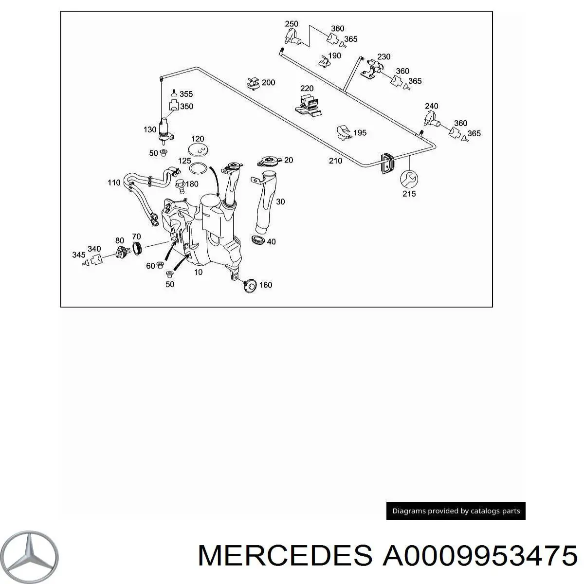  Mercedes A0009953475 precio, desde 3,07 EUR