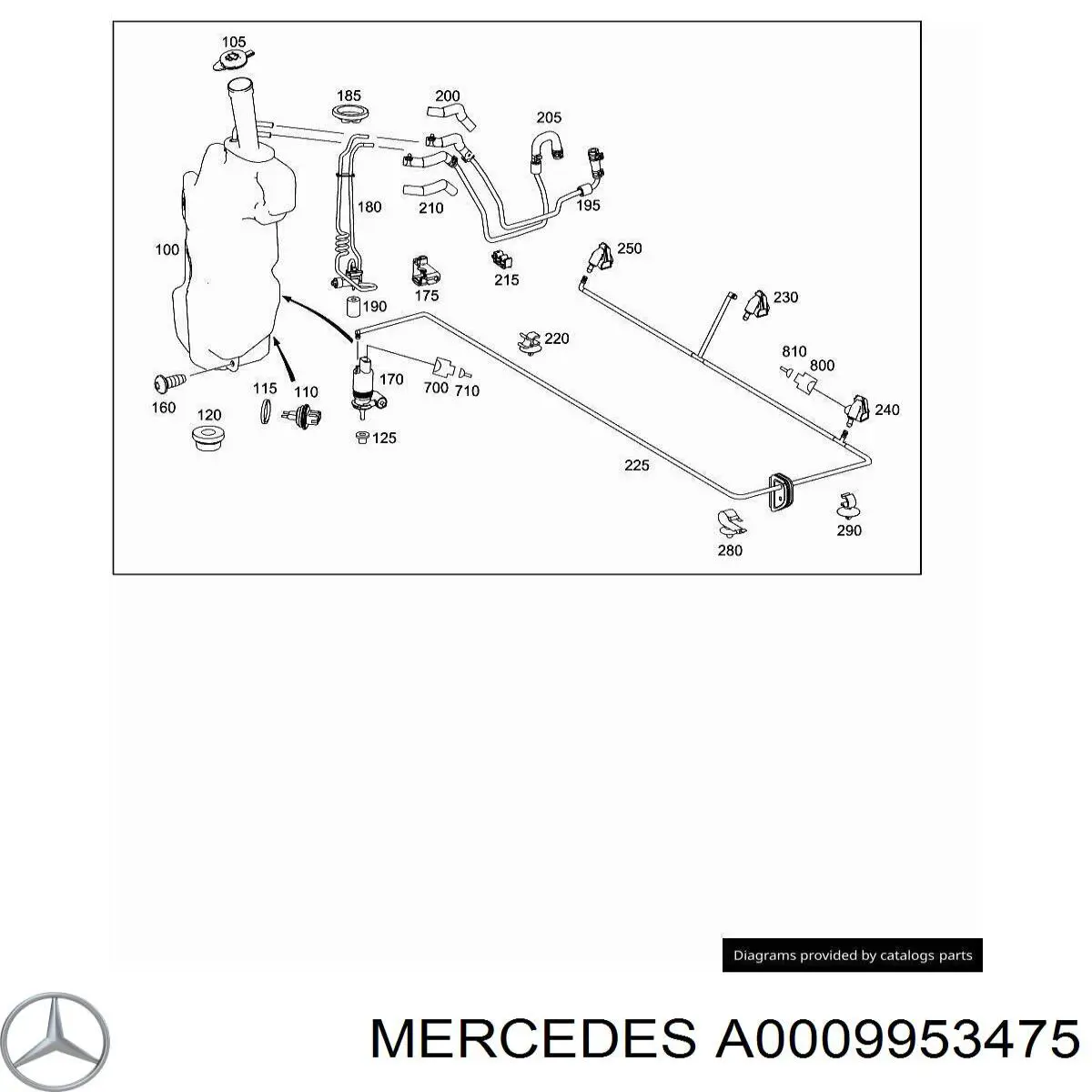 A0009953475 Mercedes