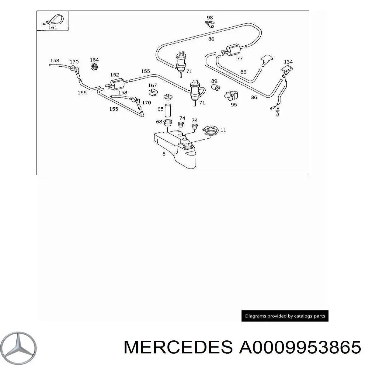 A0009953865 Mercedes