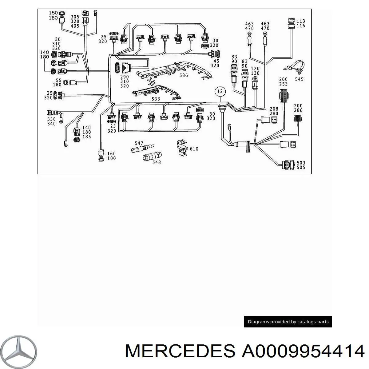 A0009954414 Mercedes