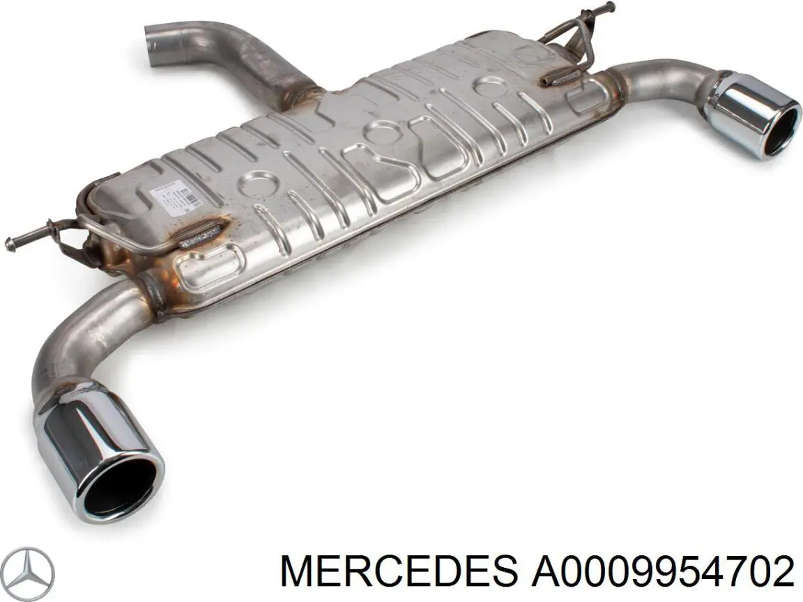 A0009954702 Mercedes abrazadera de sujeción delantera