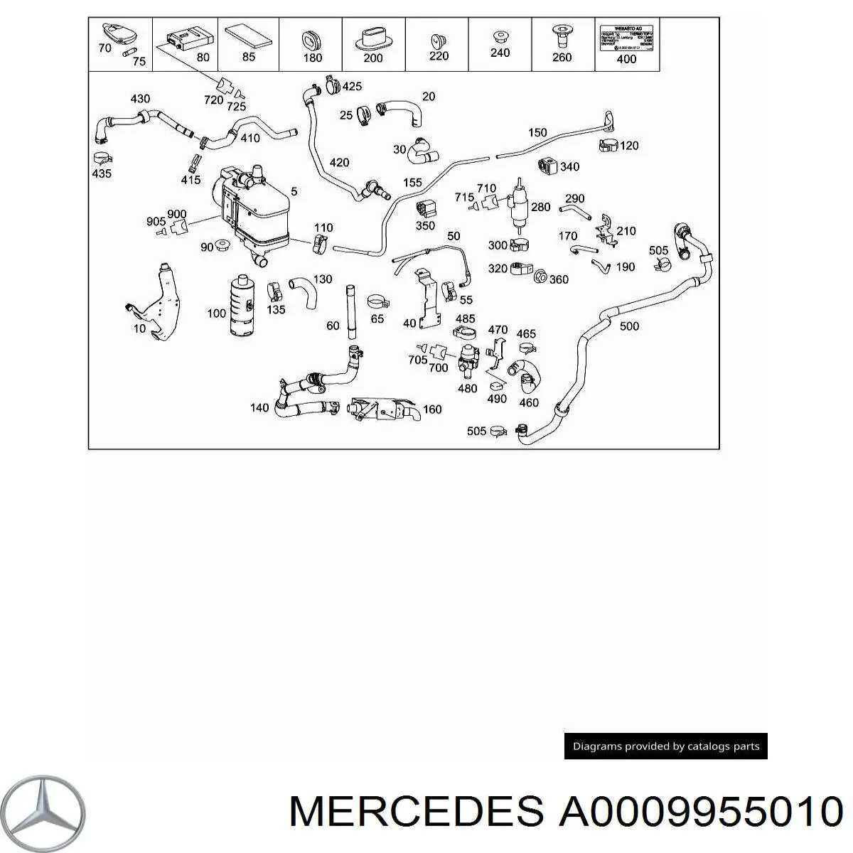  A0009955010 Mercedes