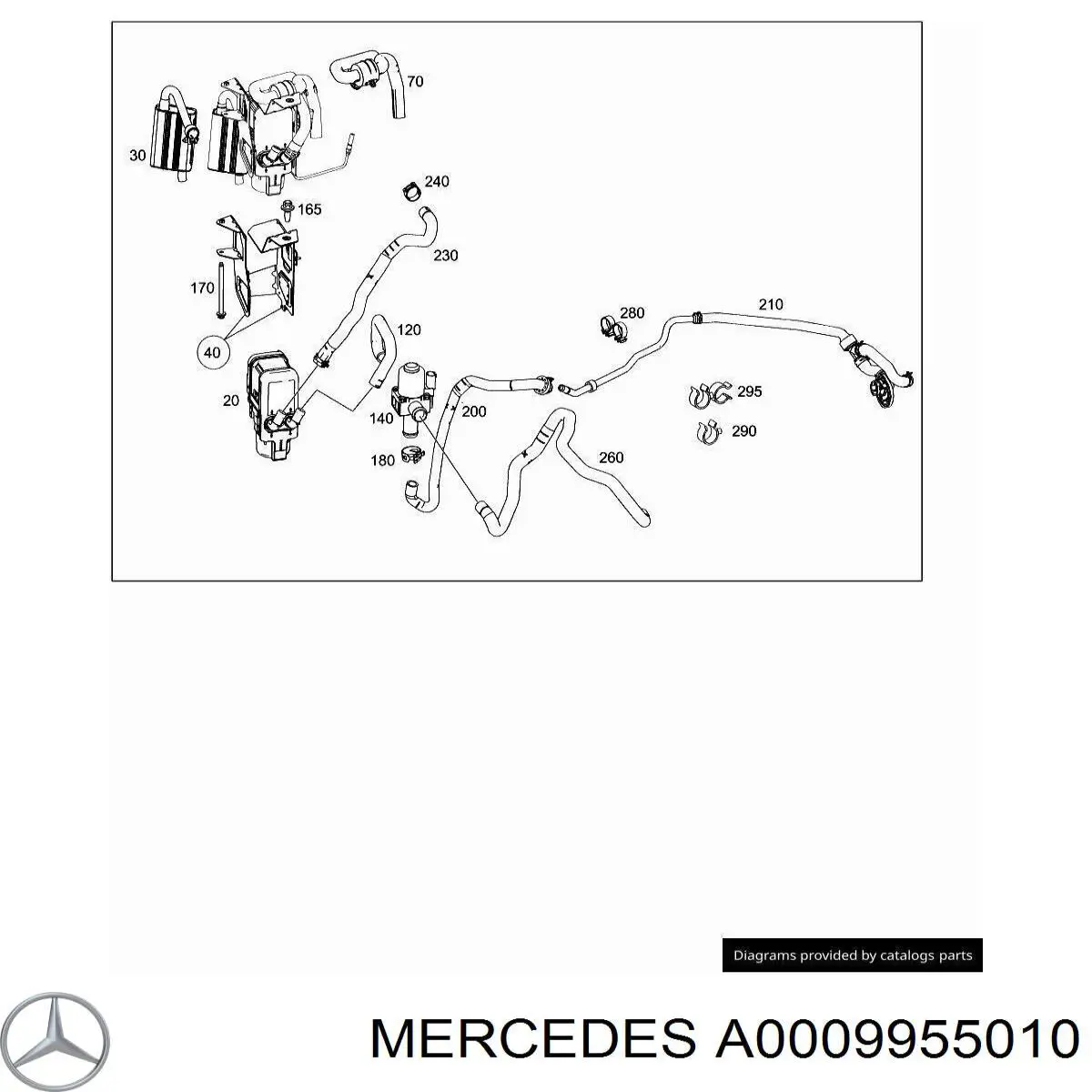 A0009955010 Mercedes