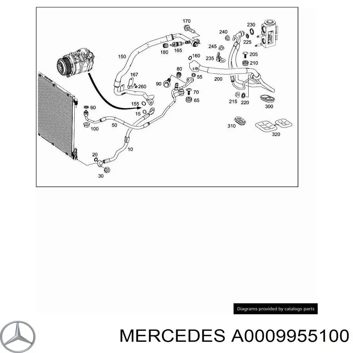 A0009955100 Mercedes