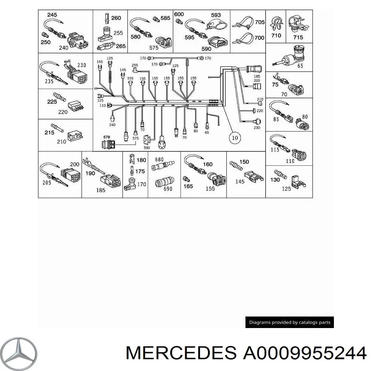 A0009955244 Mercedes