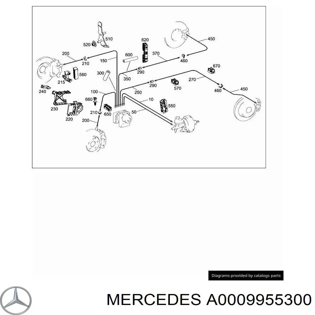 A0009955300 Mercedes 