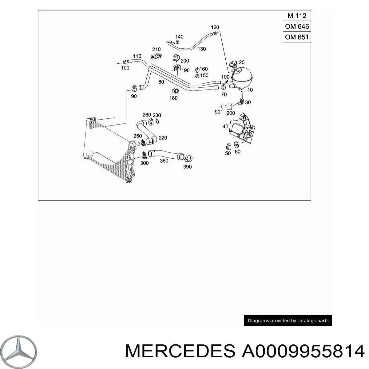 A0009955814 Mercedes