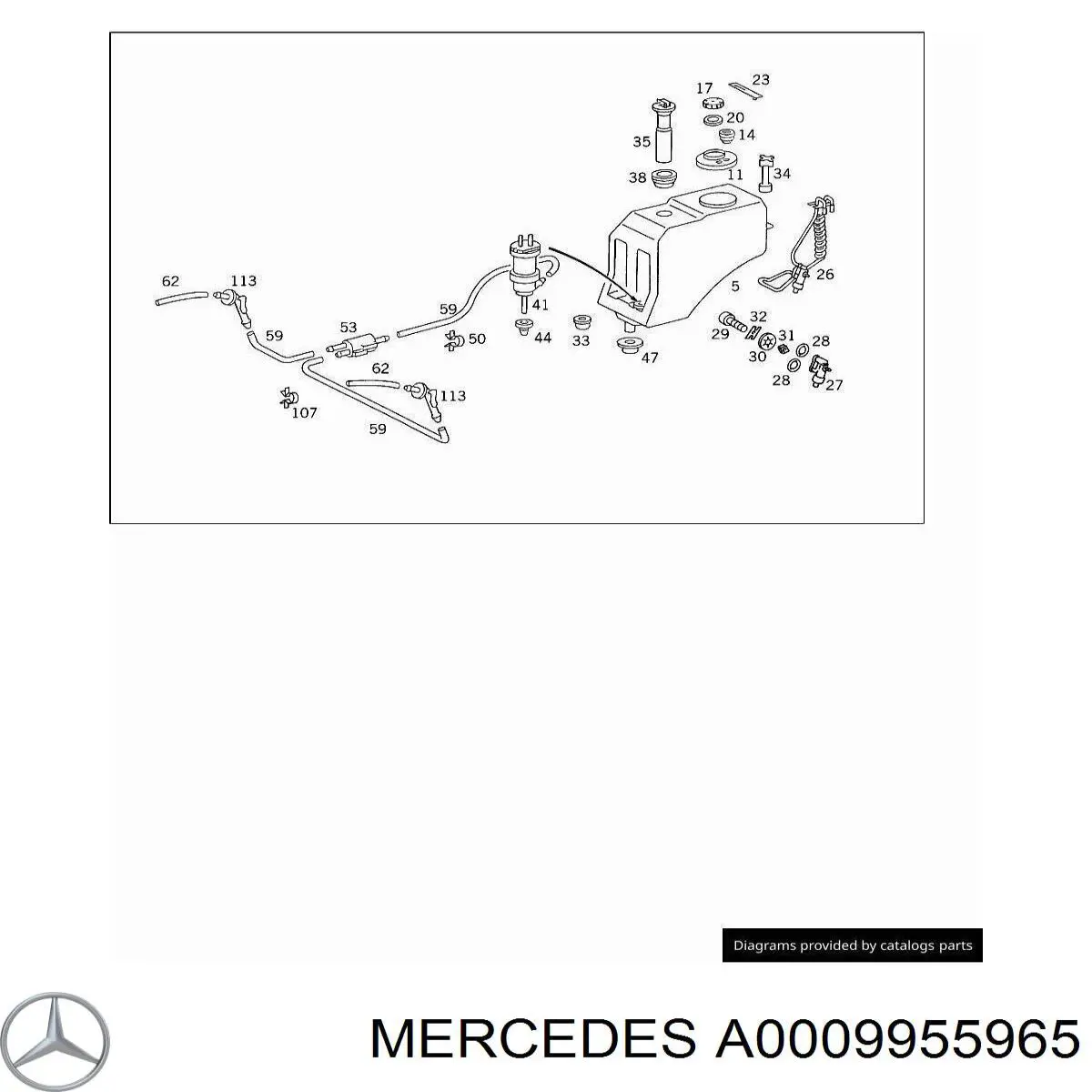  Mercedes A0009955965 precio, desde 4,72 EUR