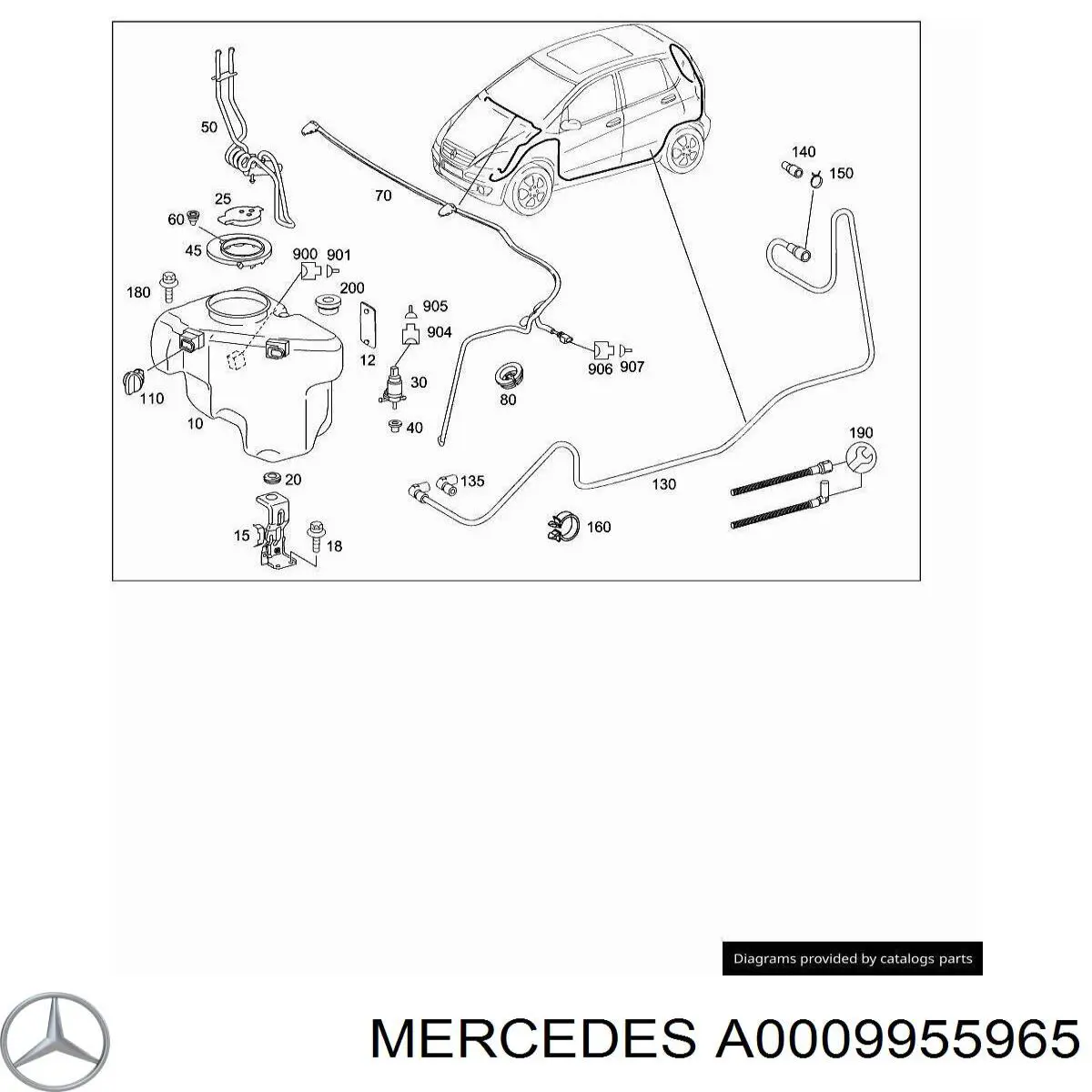 A0009955965 Mercedes 