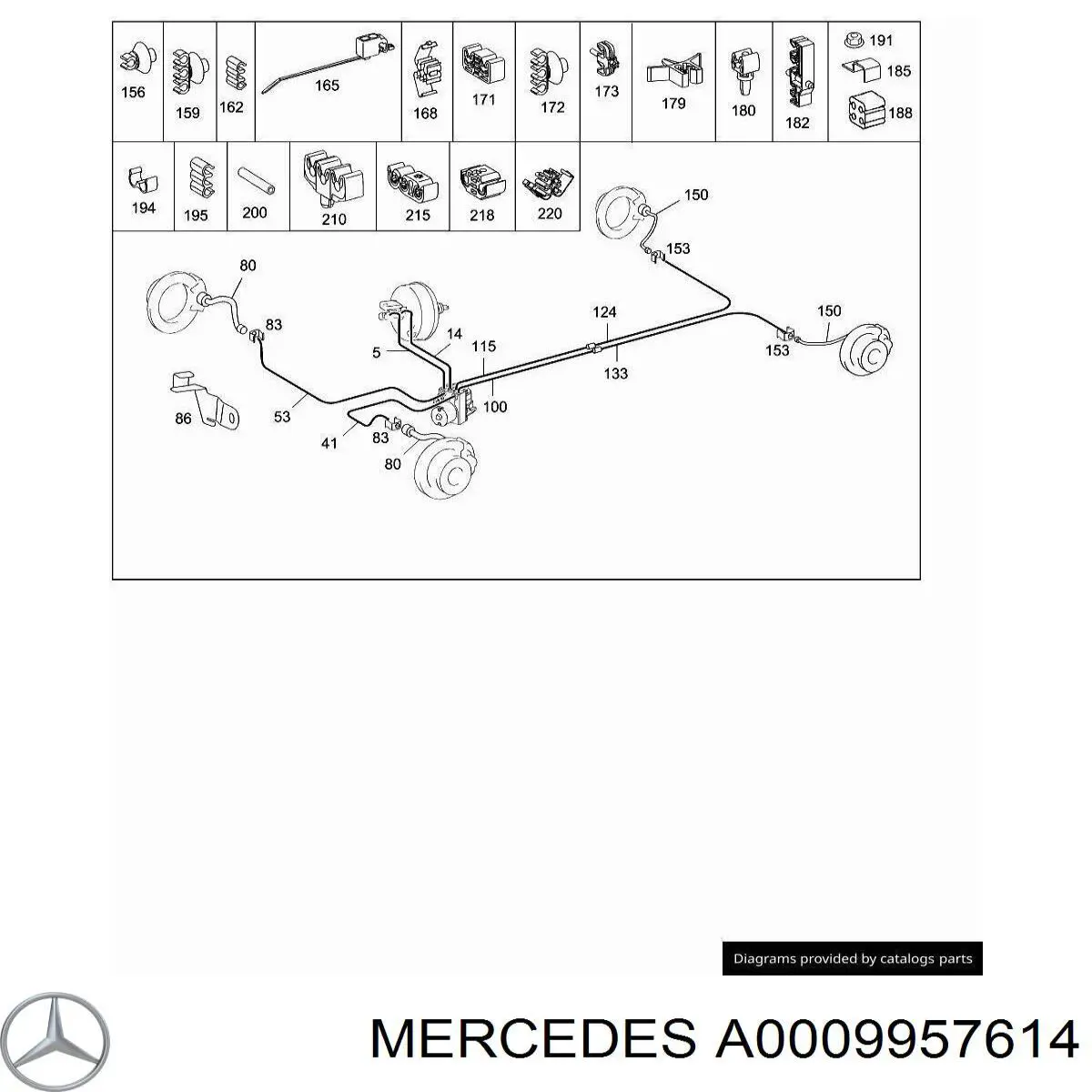 A0009957614 Mercedes