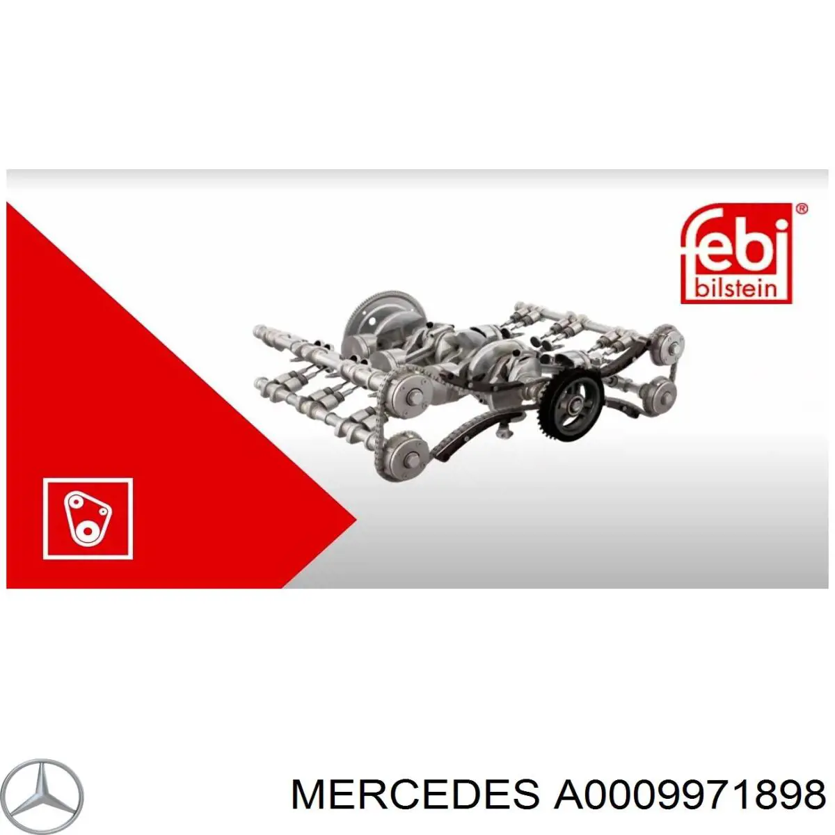 Grillete de unión, cadena distribución para Mercedes ML/GLE (W164)